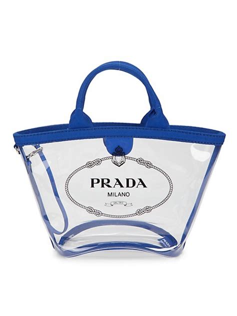 prada clear bag|prada clear tote bag.